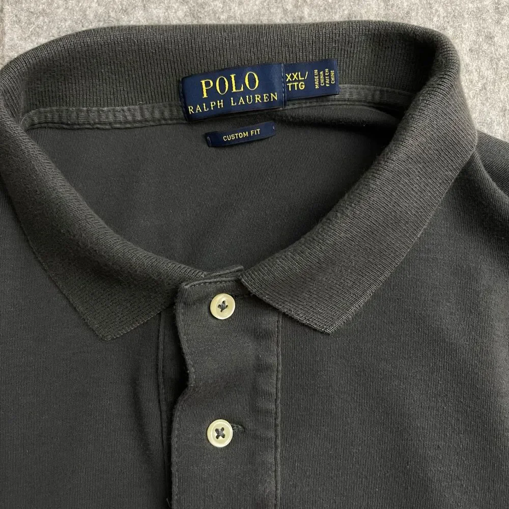 Polo Ralph Lauren Mens  XXL Long‎ Sleeve Dark Gray, Outdoor, Comfort, Classic